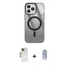 MARSİLYAN™- iPhone 12 Pro Max Kılıf Doruk Prime - Siyah Joko Magic 5D Cam + Shine Kamera Lens - GD