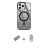 MARSİLYAN™- iPhone 12 Pro Max Kılıf Doruk Prime - Siyah Joko Magic 5D Cam + Shine Kamera Lens Koruma Cam - GS