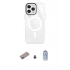 MARSİLYAN™- iPhone 12 Pro Max Kılıf Doruk Prime - Siyah Joko Magic 5D Cam + Shine Kamera Lens Koruma Cam - SABE