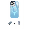 MARSİLYAN™- iPhone 12 Pro Max Kılıf Doruk Prime - Siyah Joko Magic 5D Cam + Shine Kamera Lens Koruma Cam - SH