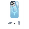MARSİLYAN™- iPhone 12 Pro Max Kılıf Doruk Prime - Siyah Joko Magic 5D Cam + Renkli Kamera Lens Koruma Cam - YL