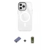 MARSİLYAN™- iPhone 12 Pro Max Kılıf Doruk Prime - Siyah Joko Magic 5D Hayalet Cam + Metal Kamera Lens Koruma Cam - GD