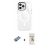 MARSİLYAN™- iPhone 12 Pro Max Kılıf Doruk Prime - Siyah Mat Seramik Nano Ekran Koruyucu + Shine Kamera Lens Koruma Cam - GS