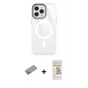 MARSİLYAN™- iPhone 12 Pro Max Kılıf Doruk Prime - Siyah Mat Seramik Nano Ekran Koruyucu + Shine Kamera Lens Koruma Cam - SABE