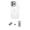 MARSİLYAN™- iPhone 12 Pro Max Kılıf Doruk Prime - Siyah Polymer Nano Ekran Koruyucu + Shine Kamera Lens Koruma Cam - GI