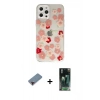 MARSİLYAN™- iPhone 12 Pro Max Kılıf Eksen Asil Prime - Şeffaf 360 Full Body Arka Koruyucu + Metal Kamera Lens Koruma Cam - KI