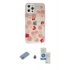 MARSİLYAN™- iPhone 12 Pro Max Kılıf Eksen Asil Prime - Şeffaf Royal Nano Ekran Koruyucu + Shine Kamera Lens Koruma Cam - GS
