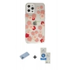 MARSİLYAN™- iPhone 12 Pro Max Kılıf Eksen Asil Prime - Şeffaf Royal Nano Ekran Koruyucu + Shine Kamera Lens Koruma Cam - MI