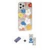MARSİLYAN™- iPhone 12 Pro Max Kılıf Eksen Asil Prime - Şeffaf Royal Nano Ekran Koruyucu + Metal Kamera Lens Koruma Cam - GD