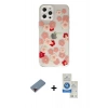 MARSİLYAN™- iPhone 12 Pro Max Kılıf Eksen Asil Prime - Şeffaf Royal Nano Ekran Koruyucu + Metal Kamera Lens Koruma Cam - KI