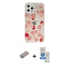 MARSİLYAN™- iPhone 12 Pro Max Kılıf Eksen Asil Prime - Şeffaf Royal Nano Ekran Koruyucu + Shine Kamera Lens Koruma Cam - SABE