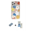 MARSİLYAN™- iPhone 12 Pro Max Kılıf Eksen Asil Prime - Şeffaf Royal Nano Ekran Koruyucu + Shine Kamera Lens Koruma Cam - GI