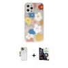 MARSİLYAN™- iPhone 12 Pro Max Kılıf Eksen Asil Prime - Şeffaf Temperli Cam Ekran Koruyucu + Shine Kamera Lens - GD