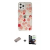 MARSİLYAN™- iPhone 12 Pro Max Kılıf Eksen Asil Prime - Şeffaf Temperli Cam Ekran Koruyucu + Shine Kamera Lens Koruma Cam - SABE