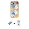 MARSİLYAN™- iPhone 12 Pro Max Kılıf Eksen Asil Prime - Şeffaf Uv Polymer Nano Ekran Koruyucu + Shine Kamera Lens Koruma Cam - GI