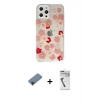 MARSİLYAN™- iPhone 12 Pro Max Kılıf Eksen Asil Prime - Şeffaf Uv Polymer Nano Ekran Koruyucu + Shine Kamera Lens Koruma Cam - SH