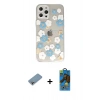 MARSİLYAN™- iPhone 12 Pro Max Kılıf Eksen Asil Prime - Siyah 18D Cam Ekran Koruyucu + Shine Kamera Lens Koruma Cam - GI