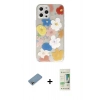 MARSİLYAN™- iPhone 12 Pro Max Kılıf Eksen Asil Prime - Siyah 20D Premium Cam Ekran Koruyucu + Shine Kamera Lens Koruma Cam - GI