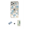 MARSİLYAN™- iPhone 12 Pro Max Kılıf Eksen Asil Prime - Siyah 20D Premium Cam Ekran Koruyucu + Shine Kamera Lens Koruma Cam - MI