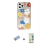 MARSİLYAN™- iPhone 12 Pro Max Kılıf Eksen Asil Prime - Siyah 20D Premium Cam Ekran Koruyucu + Shine Kamera Lens Koruma Cam - MI