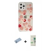 MARSİLYAN™- iPhone 12 Pro Max Kılıf Eksen Asil Prime - Siyah 20D Premium Cam Ekran Koruyucu + Shine Kamera Lens Koruma Cam - MI