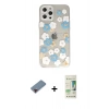 MARSİLYAN™- iPhone 12 Pro Max Kılıf Eksen Asil Prime - Siyah 20D Premium Cam Ekran Koruyucu + Metal Kamera Lens Koruma Cam - KI