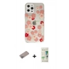 MARSİLYAN™- iPhone 12 Pro Max Kılıf Eksen Asil Prime - Siyah 20D Premium Cam Ekran Koruyucu + Shine Kamera Lens Koruma Cam - SABE