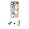 MARSİLYAN™- iPhone 12 Pro Max Kılıf Eksen Asil Prime - Siyah 20D Premium Cam Ekran Koruyucu + Siyah Shine Kamera Lens Koruma Cam