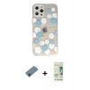 MARSİLYAN™- iPhone 12 Pro Max Kılıf Eksen Asil Prime - Siyah 20D Premium Cam Ekran Koruyucu + Siyah Shine Kamera Lens Koruma Cam