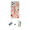 MARSİLYAN™- iPhone 12 Pro Max Kılıf Eksen Asil Prime - Siyah 20D Premium Cam Ekran Koruyucu + Siyah Shine Kamera Lens Koruma Cam