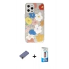 MARSİLYAN™- iPhone 12 Pro Max Kılıf Eksen Asil Prime - Siyah 5D Eko Cam Ekran Koruyucu + Metal Kamera Lens Koruma Cam - GD