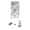 MARSİLYAN™- iPhone 12 Pro Max Kılıf Eksen Asil Prime - Siyah 5D Eko Cam Ekran Koruyucu + Shine Kamera Lens Koruma Cam - GD
