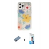 MARSİLYAN™- iPhone 12 Pro Max Kılıf Eksen Asil Prime - Siyah 5D Eko Cam Ekran Koruyucu + Shine Kamera Lens Koruma Cam - GS