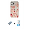 MARSİLYAN™- iPhone 12 Pro Max Kılıf Eksen Asil Prime - Siyah 5D Eko Cam Ekran Koruyucu + Shine Kamera Lens Koruma Cam - GI