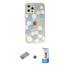 MARSİLYAN™- iPhone 12 Pro Max Kılıf Eksen Asil Prime - Siyah 5D Eko Cam Ekran Koruyucu + Shine Kamera Lens Koruma Cam - SABE