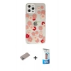 MARSİLYAN™- iPhone 12 Pro Max Kılıf Eksen Asil Prime - Siyah 5D Eko Cam Ekran Koruyucu + Shine Kamera Lens Koruma Cam - SABE