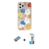 MARSİLYAN™- iPhone 12 Pro Max Kılıf Eksen Asil Prime - Siyah 5D Eko Cam Ekran Koruyucu + Shine Kamera Lens Koruma Cam - GI
