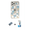 MARSİLYAN™- iPhone 12 Pro Max Kılıf Eksen Asil Prime - Siyah 5D Eko Cam Ekran Koruyucu + Shine Kamera Lens Koruma Cam - SH