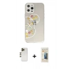 MARSİLYAN™- iPhone 12 Pro Max Kılıf Eksen Asil Prime - Siyah 6D Mat Seramik Hayalet Nano Ekran Koruyucu + Shine Kamera Lens - GD
