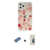 MARSİLYAN™- iPhone 12 Pro Max Kılıf Eksen Asil Prime - Siyah 6D Mat Seramik Hayalet Nano Ekran Koruyucu + Shine Kamera Lens Koruma Cam - GD