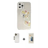 MARSİLYAN™- iPhone 12 Pro Max Kılıf Eksen Asil Prime - Siyah 6D Mat Seramik Hayalet Nano Ekran Koruyucu + Shine Kamera Lens - GD