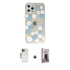 MARSİLYAN™- iPhone 12 Pro Max Kılıf Eksen Asil Prime - Siyah Bilvis Hayalet Cam Ekran Koruyucu + Shine Kamera Lens - GD