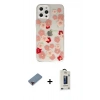 MARSİLYAN™- iPhone 12 Pro Max Kılıf Eksen Asil Prime - Siyah Bilvis Hayalet Cam Ekran Koruyucu + Metal Kamera Lens Koruma Cam - KI