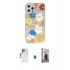 MARSİLYAN™- iPhone 12 Pro Max Kılıf Eksen Asil Prime - Siyah Bilvis Hayalet Cam Ekran Koruyucu + Shine Kamera Lens - LT