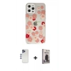 MARSİLYAN™- iPhone 12 Pro Max Kılıf Eksen Asil Prime - Siyah Bilvis Hayalet Cam Ekran Koruyucu + Shine Kamera Lens - LT