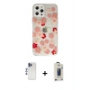 MARSİLYAN™- iPhone 12 Pro Max Kılıf Eksen Asil Prime - Siyah Bilvis Hayalet Cam Ekran Koruyucu + Shine Kamera Lens - LT