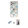MARSİLYAN™- iPhone 12 Pro Max Kılıf Eksen Asil Prime - Siyah Bilvis Hayalet Cam Ekran Koruyucu + Shine Kamera Lens Koruma Cam - MI