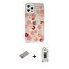 MARSİLYAN™- iPhone 12 Pro Max Kılıf Eksen Asil Prime - Siyah Bilvis Hayalet Cam Ekran Koruyucu + Shine Kamera Lens Koruma Cam - SABE
