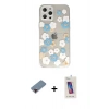 MARSİLYAN™- iPhone 12 Pro Max Kılıf Eksen Asil Prime - Siyah Joko 5D Cam + Metal Kamera Lens Koruma Cam - KI