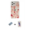 MARSİLYAN™- iPhone 12 Pro Max Kılıf Eksen Asil Prime - Siyah Joko 5D Cam + Shine Kamera Lens Koruma Cam - GI